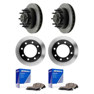 ACDelco® - Silver™ Brake Kit with Ceramic Pads