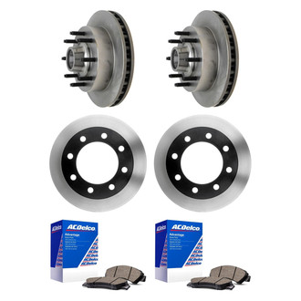 ACDelco® - Silver™ Brake Kit with Ceramic Pads