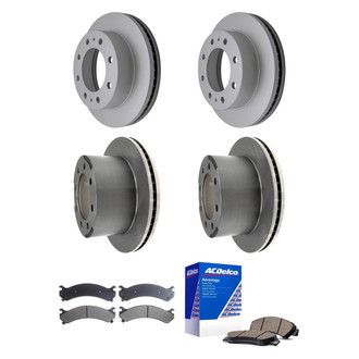 ACDelco® - Silver™ Front and Rear Brake Kit with Ceramic Pads
