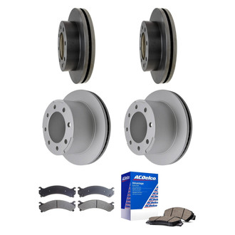 ACDelco® - Silver™ Front and Rear Brake Kit with Ceramic Pads