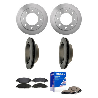 ACDelco® - Silver™ Front and Rear Brake Kit with Ceramic Pads
