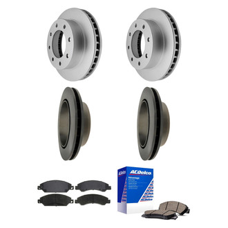 ACDelco® - Silver™ Front and Rear Brake Kit with Ceramic Pads
