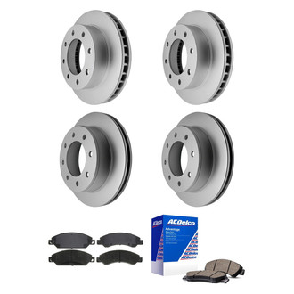 ACDelco® - Silver™ Front and Rear Brake Kit with Ceramic Pads
