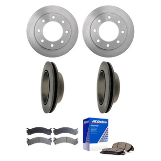 ACDelco® - Silver™ Front and Rear Brake Kit with Ceramic Pads