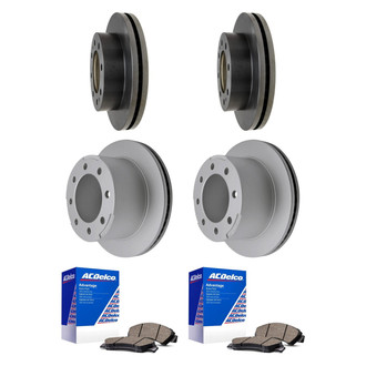 ACDelco® - Silver™ Front and Rear Brake Kit with Ceramic Pads
