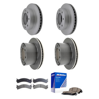 ACDelco® - Silver™ Front and Rear Brake Kit with Ceramic Pads