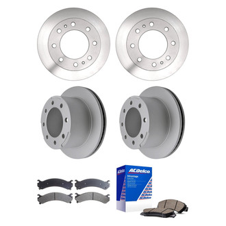 ACDelco® - Silver™ Front and Rear Brake Kit with Ceramic Pads