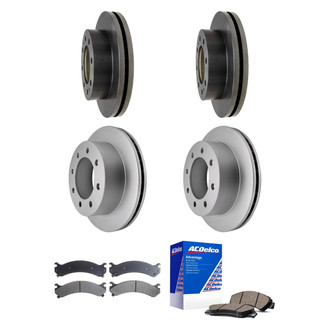 ACDelco® - Silver™ Front and Rear Brake Kit with Ceramic Pads