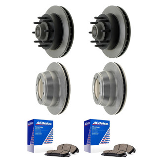 ACDelco® - Silver™ Brake Kit with Ceramic Pads