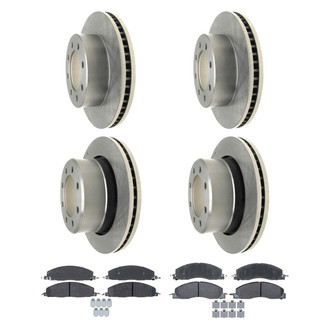 ACDelco® - Silver™ Front and Rear Brake Kit with Semi-Metallic Pads