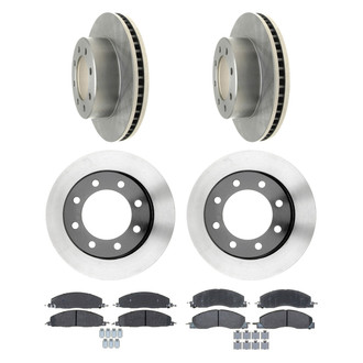 ACDelco® - Silver™ Front and Rear Brake Kit with Semi-Metallic Pads