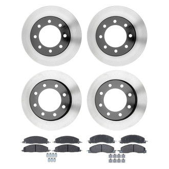 ACDelco® - Silver™ Front and Rear Brake Kit with Semi-Metallic Pads