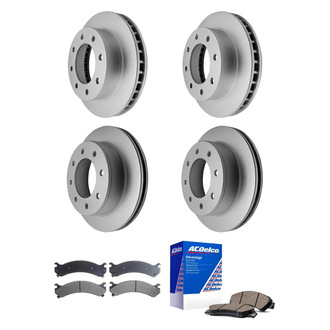 ACDelco® - Silver™ Front and Rear Brake Kit with Ceramic Pads