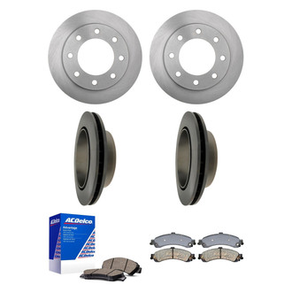 ACDelco® - Silver™ Front and Rear Brake Kit with Ceramic Pads
