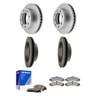 ACDelco® - Silver™ Front and Rear Brake Kit with Ceramic Pads