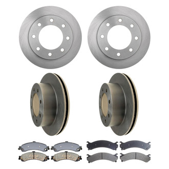 ACDelco® - Silver™ Front and Rear Brake Kit with Ceramic Pads