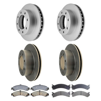 ACDelco® - Silver™ Front and Rear Brake Kit with Ceramic Pads
