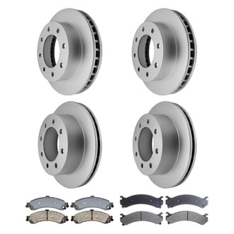 ACDelco® - Silver™ Front and Rear Brake Kit with Ceramic Pads