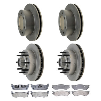 ACDelco® - Silver™ Brake Kit with Semi-Metallic Pads