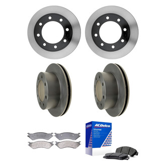 ACDelco® - Silver™ Front and Rear Brake Kit with Semi-Metallic Pads