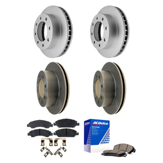 ACDelco® - Silver™ Front and Rear Brake Kit with Ceramic Pads