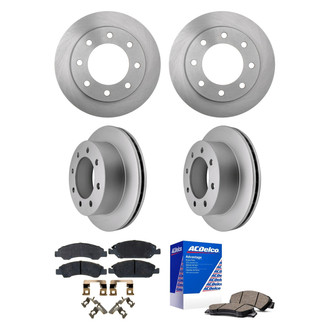 ACDelco® - Silver™ Front and Rear Brake Kit with Ceramic Pads
