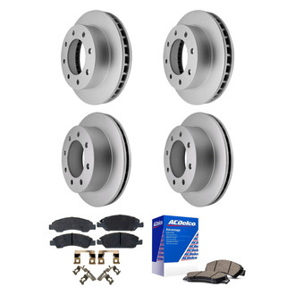 ACDelco® - Silver™ Front and Rear Brake Kit with Ceramic Pads