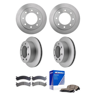 ACDelco® - Silver™ Front and Rear Brake Kit with Ceramic Pads