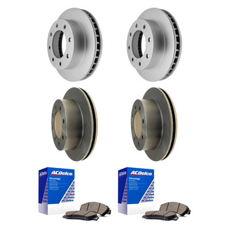 ACDelco® - Silver™ Front and Rear Brake Kit with Ceramic Pads