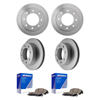 ACDelco® - Silver™ Front and Rear Brake Kit with Ceramic Pads