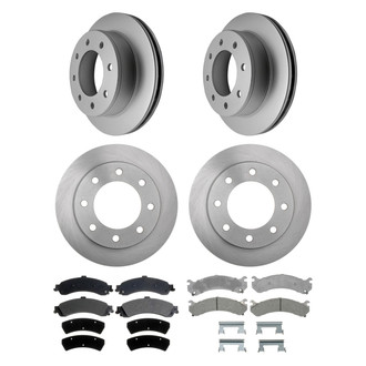 ACDelco® - Silver™ Front and Rear Brake Kit with Semi-Metallic Pads