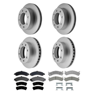 ACDelco® - Silver™ Front and Rear Brake Kit with Semi-Metallic Pads