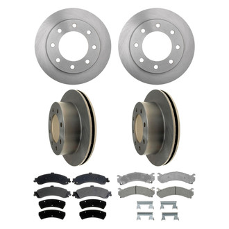 ACDelco® - Silver™ Front and Rear Brake Kit with Semi-Metallic Pads