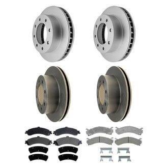 ACDelco® - Silver™ Front and Rear Brake Kit with Semi-Metallic Pads