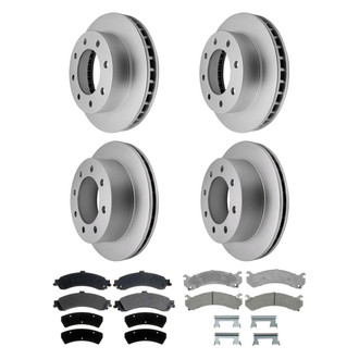 ACDelco® - Silver™ Front and Rear Brake Kit with Semi-Metallic Pads