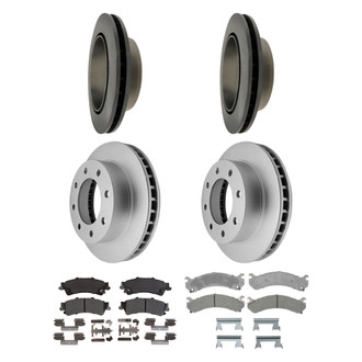 ACDelco® - Silver™ Front and Rear Brake Kit with Semi-Metallic Pads