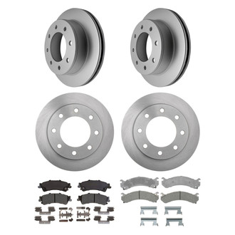 ACDelco® - Silver™ Front and Rear Brake Kit with Semi-Metallic Pads