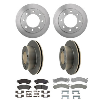 ACDelco® - Silver™ Front and Rear Brake Kit with Semi-Metallic Pads
