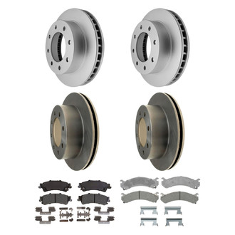 ACDelco® - Silver™ Front and Rear Brake Kit with Semi-Metallic Pads