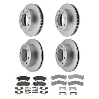 ACDelco® - Silver™ Front and Rear Brake Kit with Semi-Metallic Pads