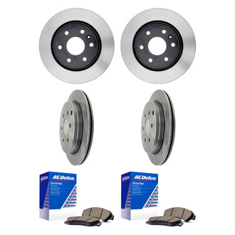 ACDelco® - Silver™ Front and Rear Brake Kit with Ceramic Pads