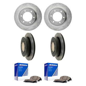 ACDelco® - Silver™ Front and Rear Brake Kit with Ceramic Pads