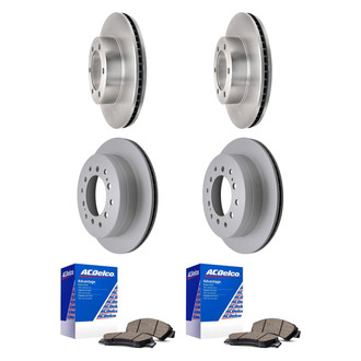 ACDelco® - Silver™ Front and Rear Brake Kit with Ceramic Pads
