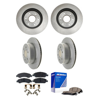 ACDelco® - Silver™ Front and Rear Brake Kit with Ceramic Pads