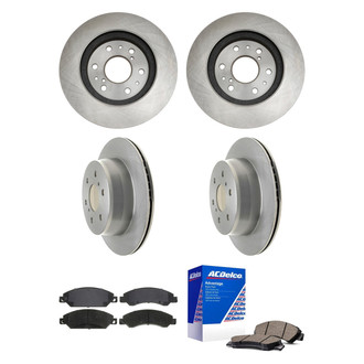 ACDelco® - Silver™ Front and Rear Brake Kit with Ceramic Pads