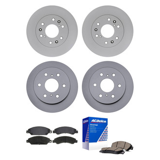 ACDelco® - Silver™ Front and Rear Brake Kit with Ceramic Pads