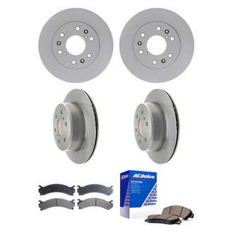 ACDelco® - Silver™ Front and Rear Brake Kit with Ceramic Pads