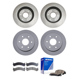 ACDelco® - Silver™ Front and Rear Brake Kit with Ceramic Pads