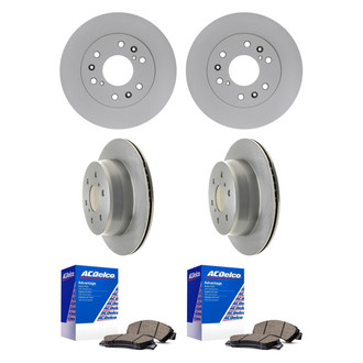 ACDelco® - Silver™ Front and Rear Brake Kit with Ceramic Pads