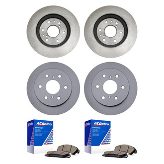 ACDelco® - Silver™ Front and Rear Brake Kit with Ceramic Pads